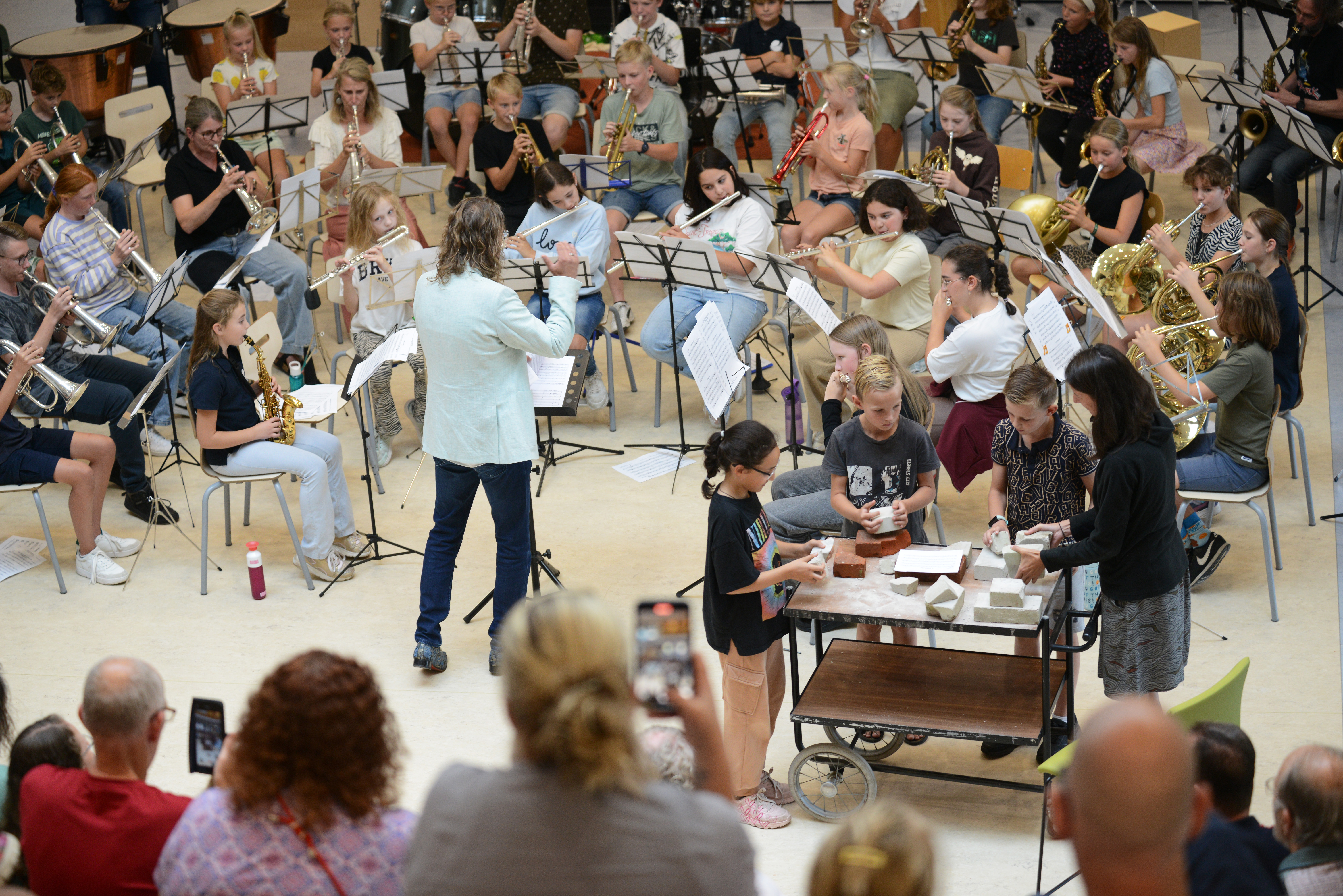 Geslaagde Play-in Westerwind voor jeugdige muzikanten in Marum